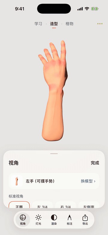 手部姿势与 MCP 关节 · 实际 App 演示